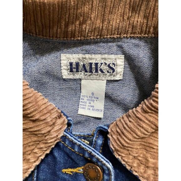 Haik's Embroidered Demin Sport's Mom Jacket Size Small - Picture 5 of 5